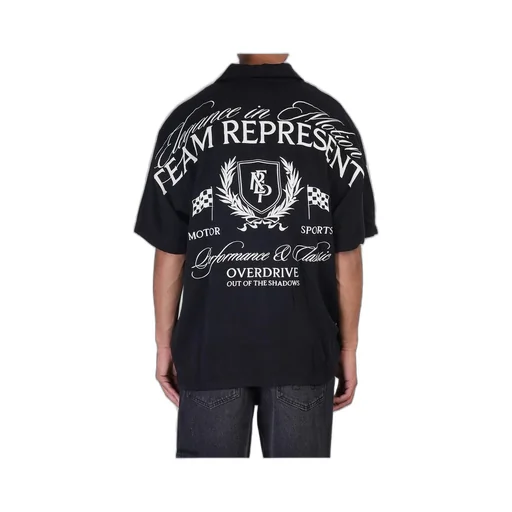 Represent Logo Embroidered Crest Shirt