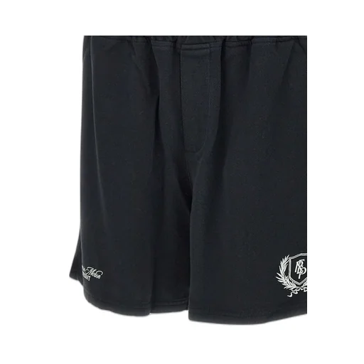 Represent Crest Logo Embroidered Shorts