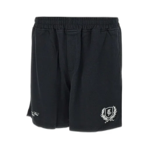 Represent Crest Logo Embroidered Shorts