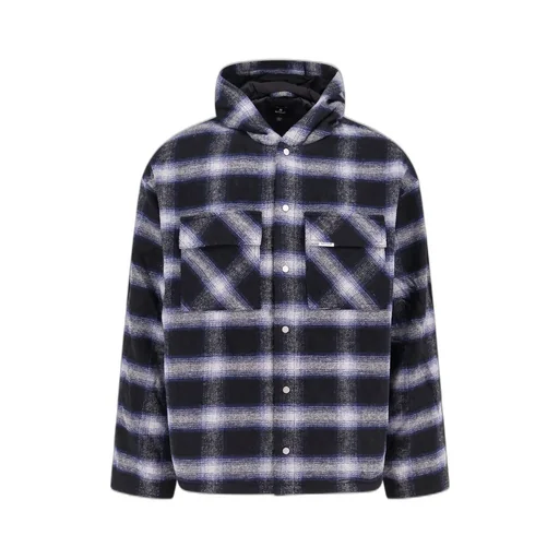 Represent Checked Button-Up Jacket