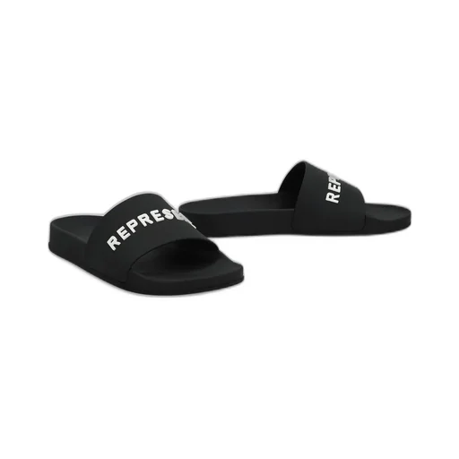 Represent Logo Debossed Pool Slides