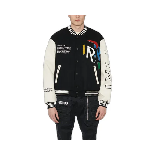 Represent Initial Padded Bomber Jacket
