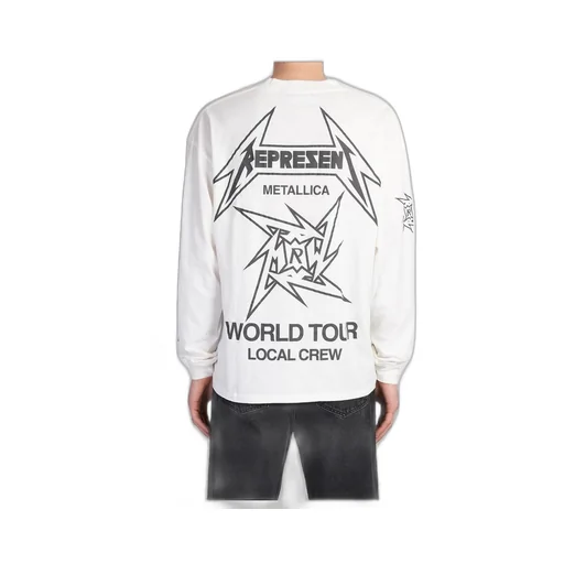 Represent X Metallica Local Crew Long Sleeve T-Shirt