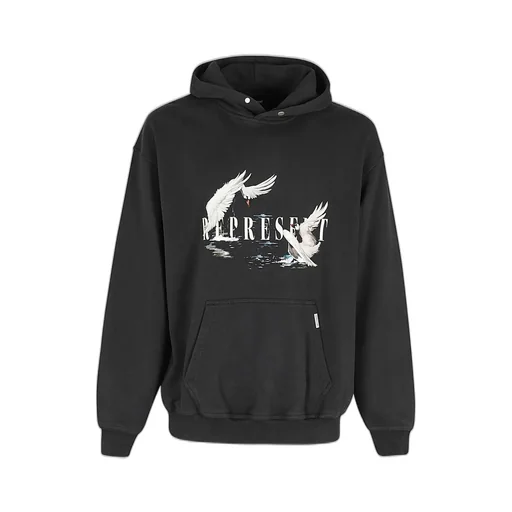 Represent Swan Logo Printed Hoodie