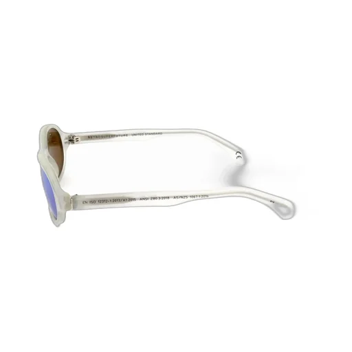 Retrosuperfuture Laser Crystal United Standard Oval Frame Sunglasses
