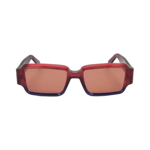 Retrosuperfuture Astro Smokey Topaz Rectangle Frame Sunglasses