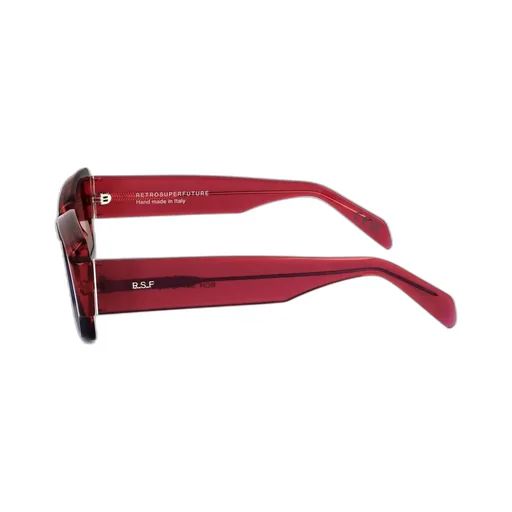 Retrosuperfuture Astro Smokey Topaz Rectangle Frame Sunglasses