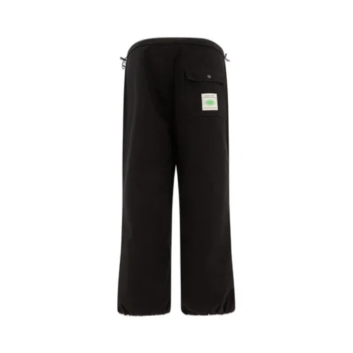 Rayon Vert Drawstring Wide Leg Pants
