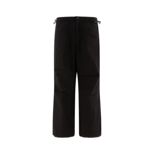 Rayon Vert Drawstring Wide Leg Pants