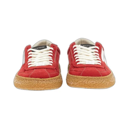 Puraai Round-Toe Lace-Up Sneakers