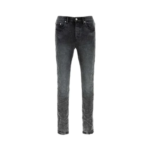 Purple Vintage Wash Stretch Jeans