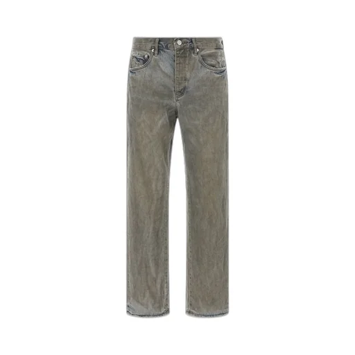 Purple Arcilla Straight-Leg Jeans