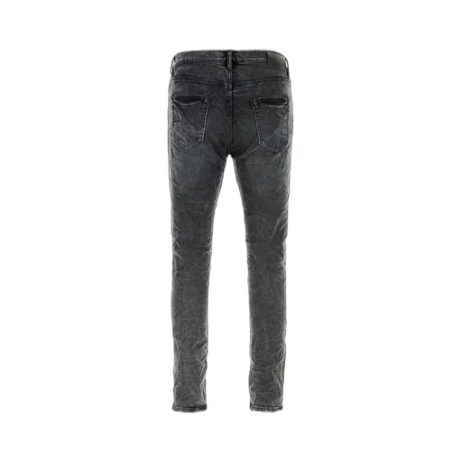 Purple Vintage Wash Stretch Jeans