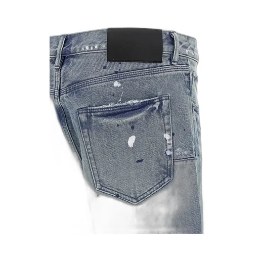 Purple Patch Repairs Straight-Leg Jeans