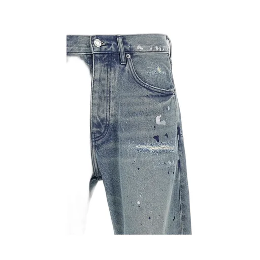 Purple Patch Repairs Straight-Leg Jeans