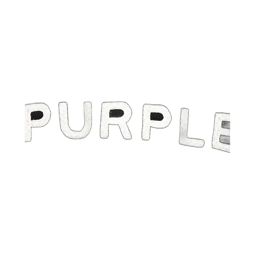 Purple Logo Embroidery Knit Sweater