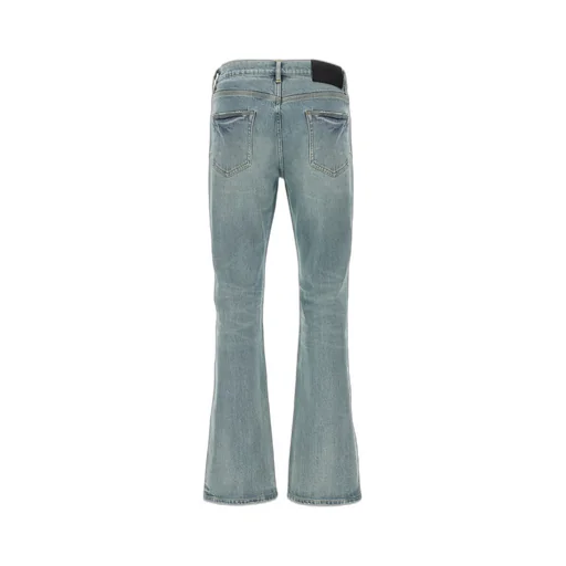 Purple Pinner Coated Vintage Denim Jeans