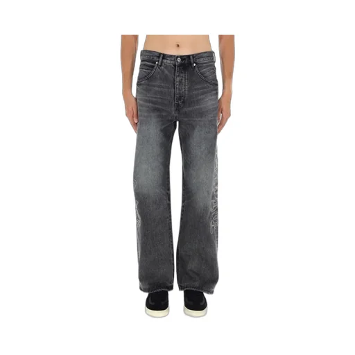 Purple Brand Gothic Wordmark Jeans