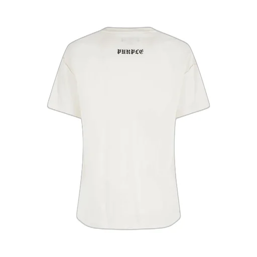 Purple Brand Textured Inside-Out T-Shirt