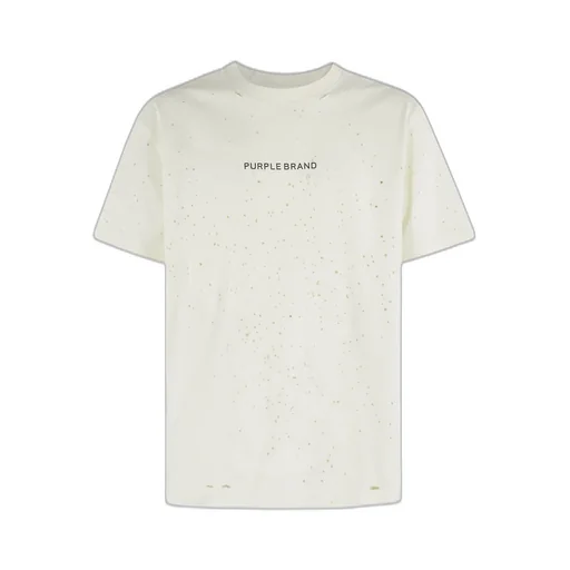 Purple Brand Distressed Logo T-Shirt