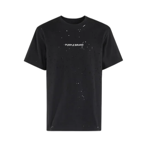 Purple Brand Distressed Crewneck T-Shirt