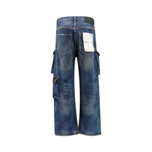 Purple Brand P018 Distressed Wide-Leg Jeans