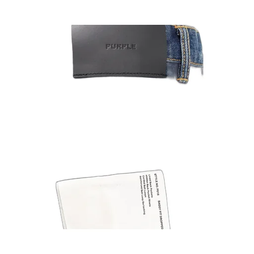 Purple Brand P018 Distressed Wide-Leg Jeans