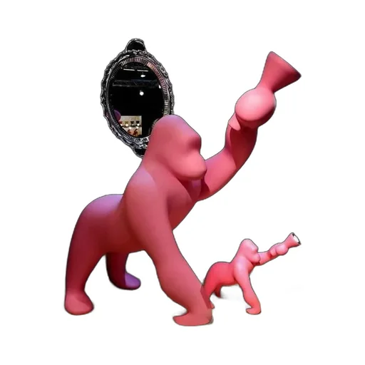 Qeeboo Kong Gorilla Shape Lamp