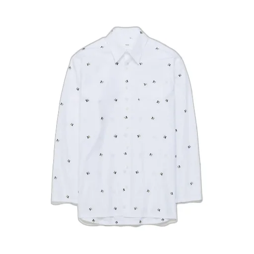 Rier Embroidered Poplin Shirt