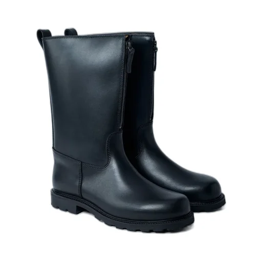 Rier Front-Zip Mid-Calf Boots