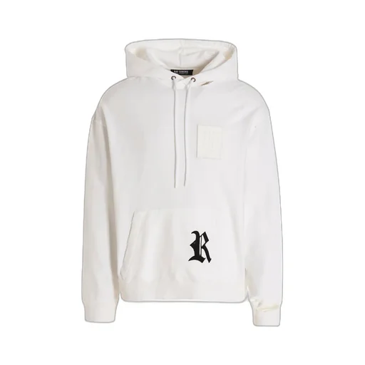 Raf Simons Logo Patch Drawstring Hoodie