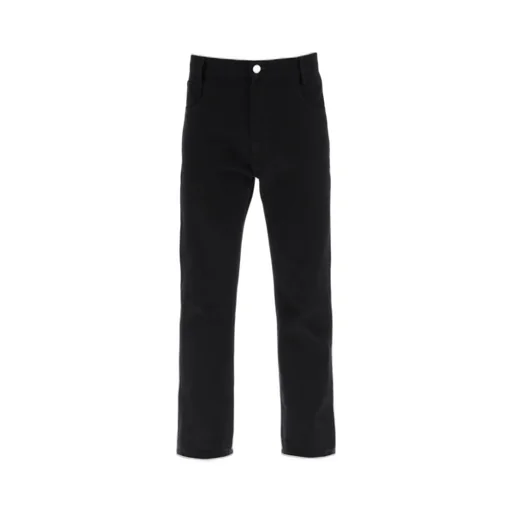 Raf Simons Logo Patch Slim Fit Jeans