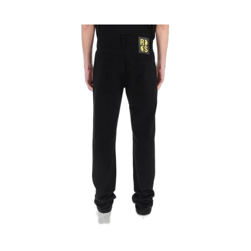 Raf Simons Logo Patch Slim Fit Jeans
