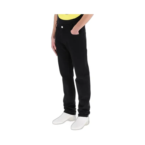 Raf Simons Logo Patch Slim Fit Jeans