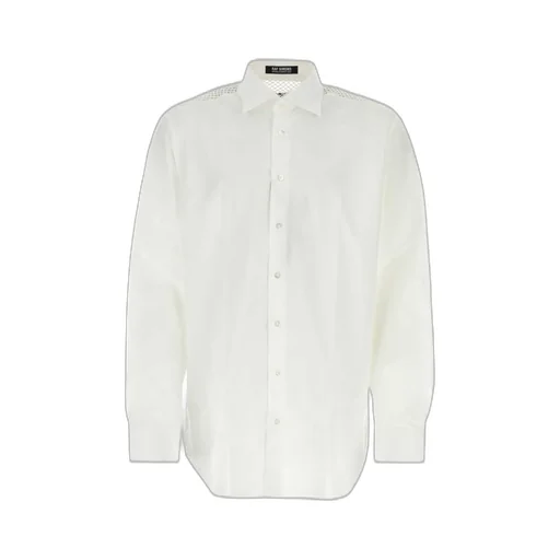 Raf Simons Mesh Detailed Oversized Shirt