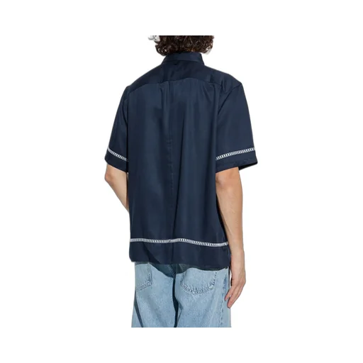 Rag & Bone Embroidered Pattern Short-Sleeved Shirt