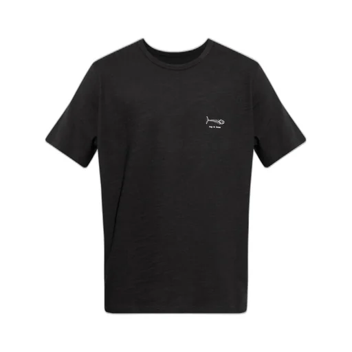 Rag & Bone Logo Embroidered Crewneck T-Shirt