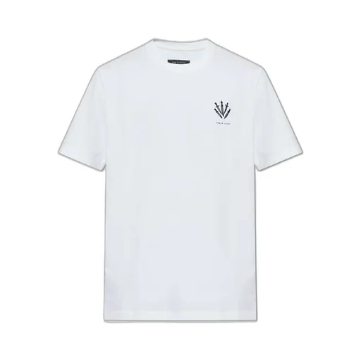 Rag & Bone Logo Embroidered Crewneck T-Shirt