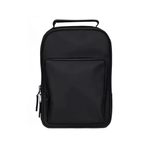 Rains Logo Detailed Zipped Backpack