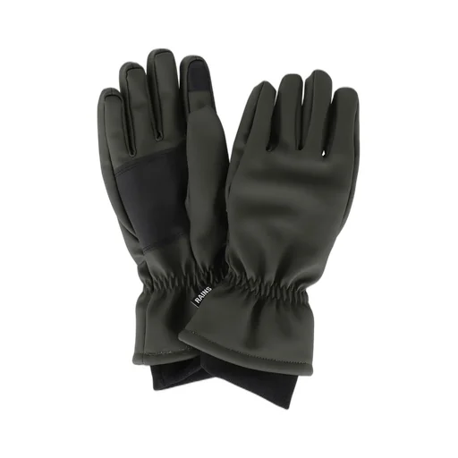 Rains Logo Patch Gloves