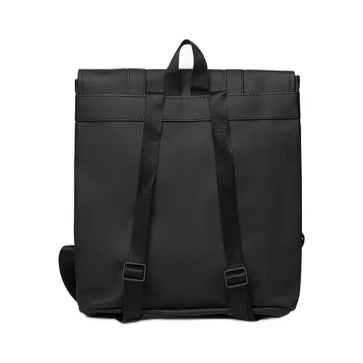 Rains Logo Detailed Foldover Top Backpack