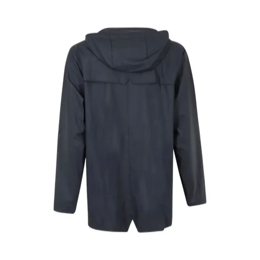 Rains Fishtail Hem Hooded Rain Jacket
