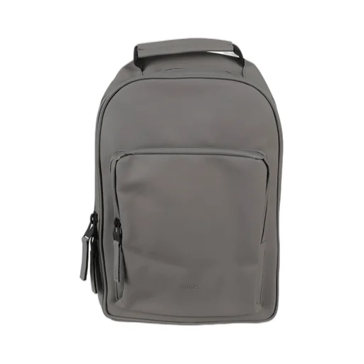 Rains Logo Detailed Zipped Backpack