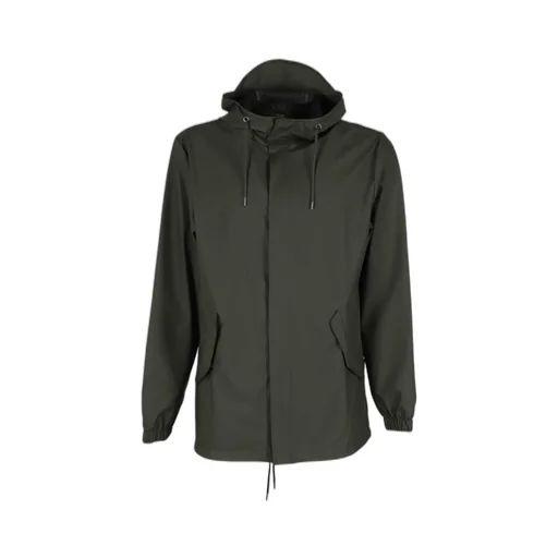 Rains Fishtail Drawstring Hooded Coat