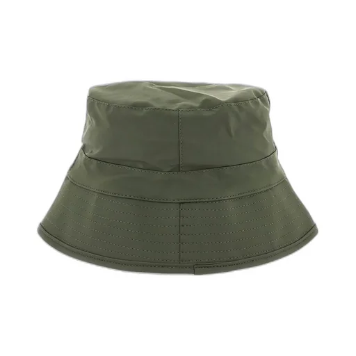 Rains Logo Patch Narrow Brim Bucket Hat