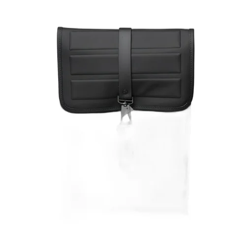 Rains Logo Embossed Buckle Fastened Backpack