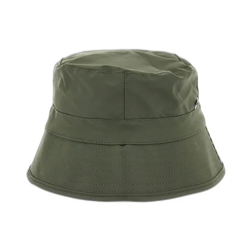 Rains Logo Patch Narrow Brim Bucket Hat