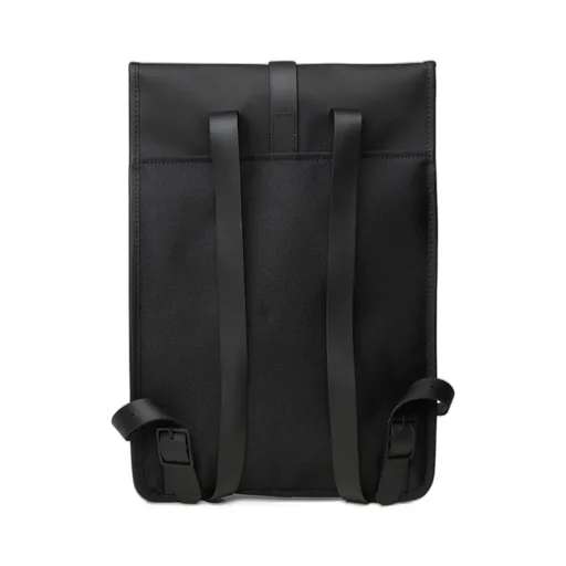 Rains Logo Embossed Buckle Fastened Backpack