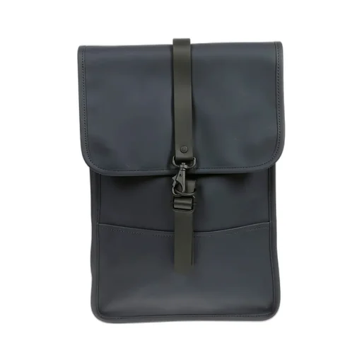 Rains Logo Detailed Foldover Top Backpack
