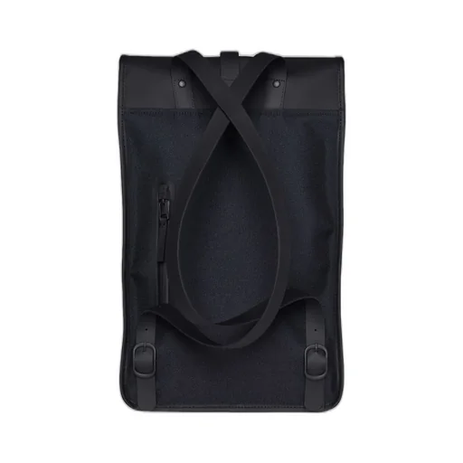 Rains Zip Detailed Foldover Top Backpack